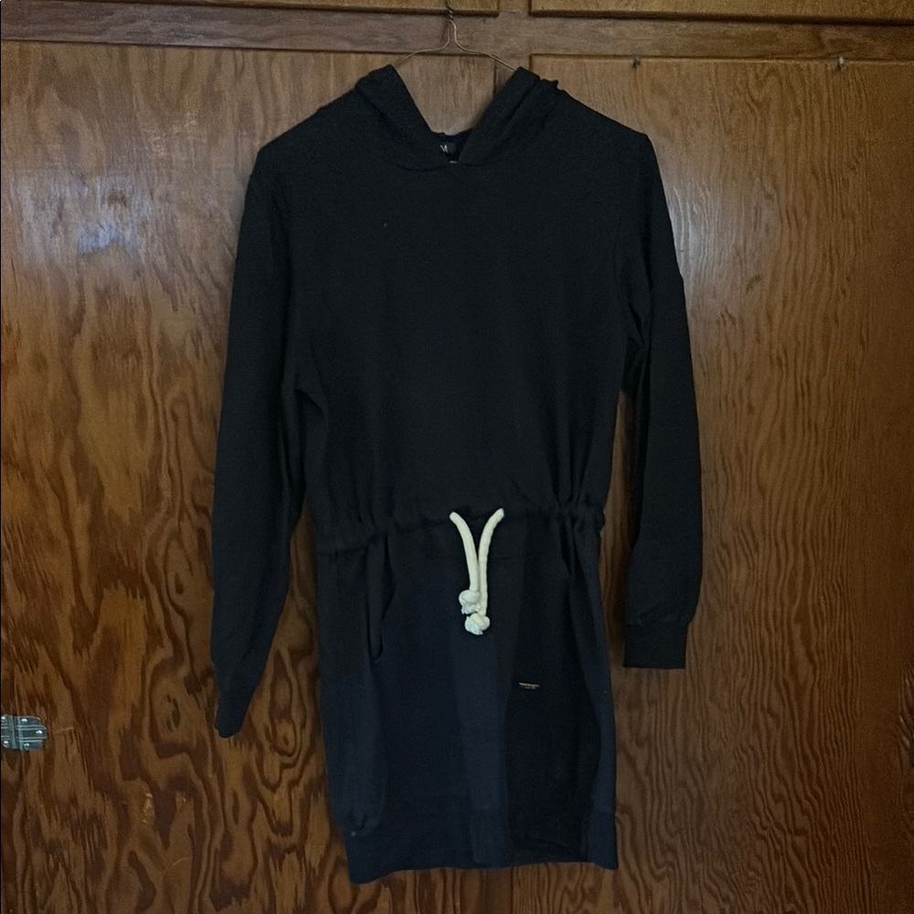Black Hoodie Dress